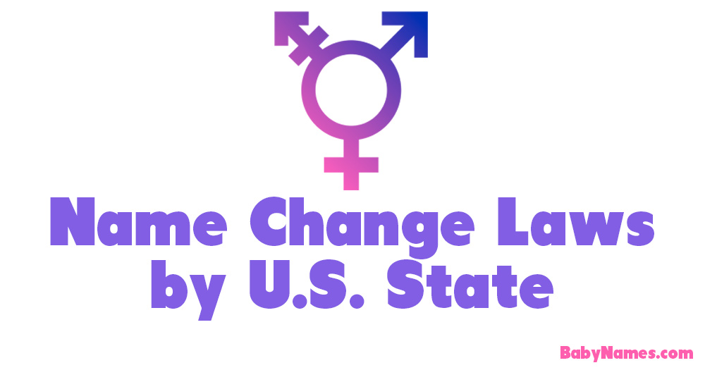 Transgender Symbol: by U.S. State