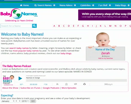 BabyNames.com founder Jennifer Moss discusses the popular website and baby name trends for this year! - BabyNames.com Celebrity Baby Blog