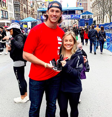 Shawn Johnson and Andrew East are expecting their first child together. She explains why this happy news is preventing her from running the Boston Marathon. - BabyNames.com Celebrity Baby Blog