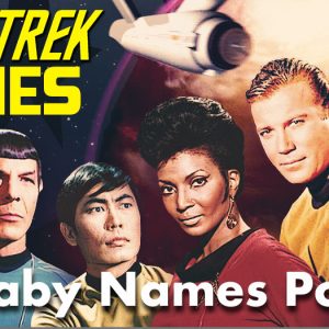 Star Trek Names - title chard with characters