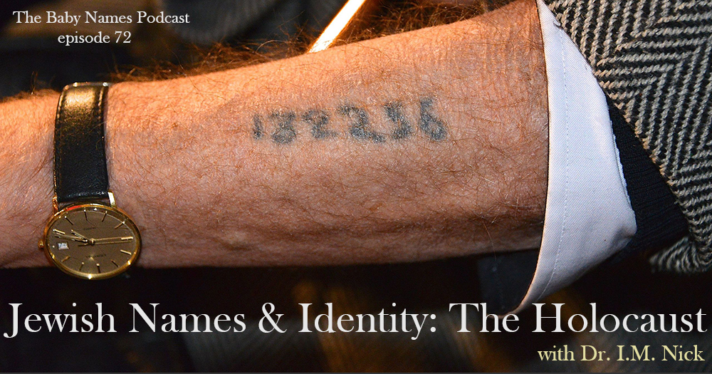 Man showing his concentration camp tattoo of a number on arm