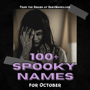 100+ Spooky Names for October with Zombie woman