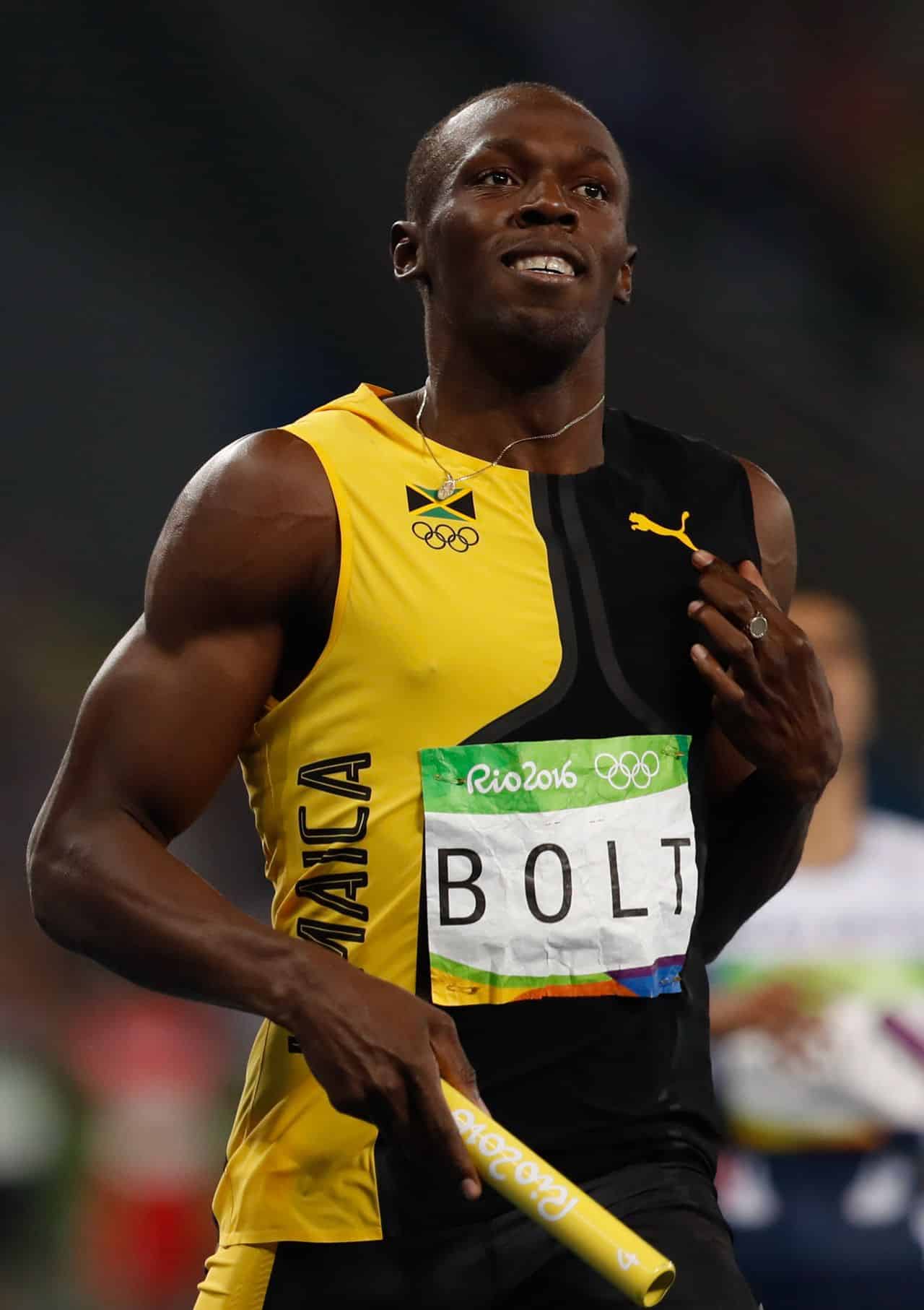 Athlete Usain Bolt Running