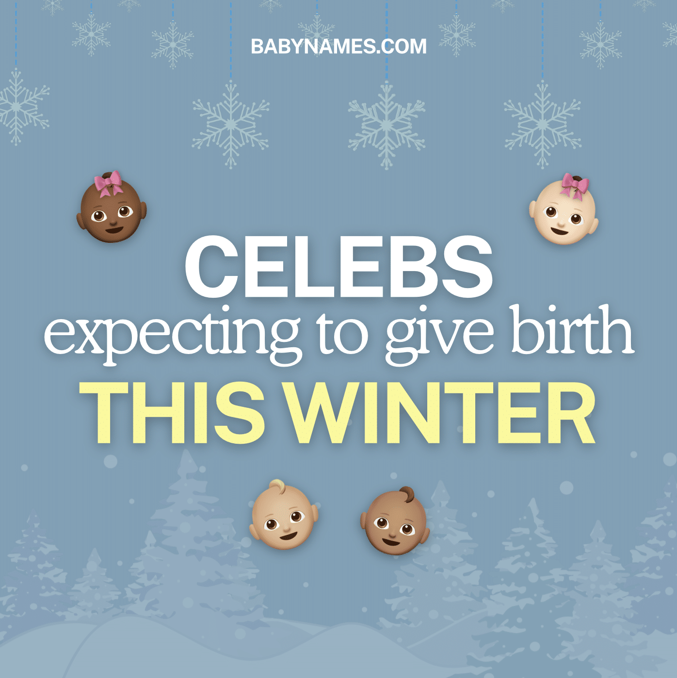 Celebs Expecting to Give Birth Winter 2025