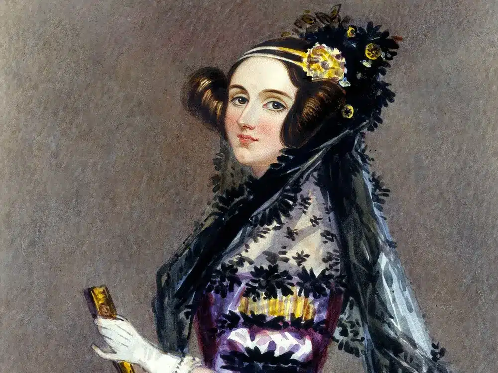 Portrait of Ada Lovelace - considered one of the first female computer programmers